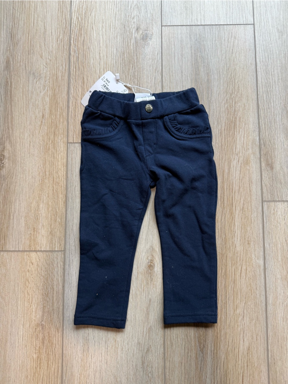 mayoral Navy Ruffle Pocket Leggings